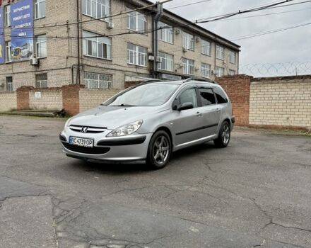 Серый Пежо 307, объемом двигателя 2 л и пробегом 400 тыс. км за 3500 $, фото 1 на Automoto.ua