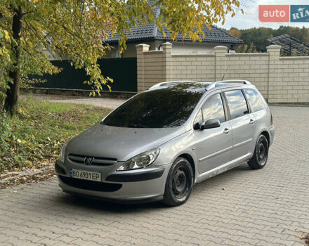 Серый Пежо 307, объемом двигателя 2 л и пробегом 381 тыс. км за 3350 $, фото 1 на Automoto.ua