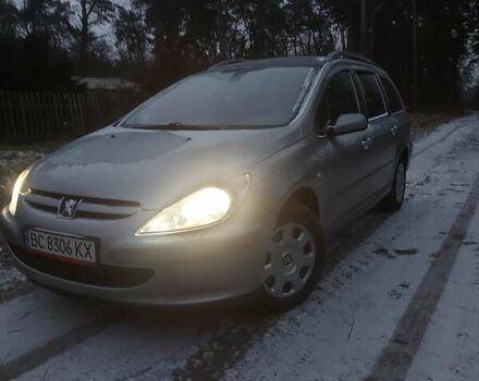 Серый Пежо 307, объемом двигателя 1.59 л и пробегом 287 тыс. км за 3900 $, фото 1 на Automoto.ua