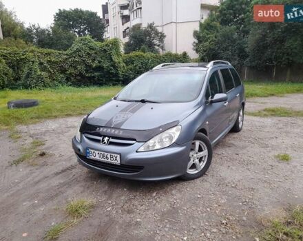 Серый Пежо 307, объемом двигателя 2 л и пробегом 315 тыс. км за 4000 $, фото 1 на Automoto.ua