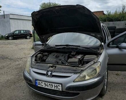 Серый Пежо 307, объемом двигателя 2 л и пробегом 350 тыс. км за 3800 $, фото 1 на Automoto.ua