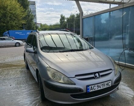 Серый Пежо 307, объемом двигателя 2 л и пробегом 350 тыс. км за 3800 $, фото 1 на Automoto.ua