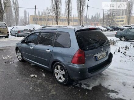 Серый Пежо 307, объемом двигателя 2 л и пробегом 345 тыс. км за 4500 $, фото 1 на Automoto.ua