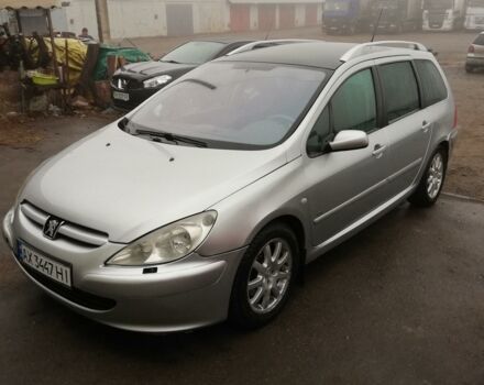 Серый Пежо 307, объемом двигателя 2 л и пробегом 250 тыс. км за 5500 $, фото 1 на Automoto.ua