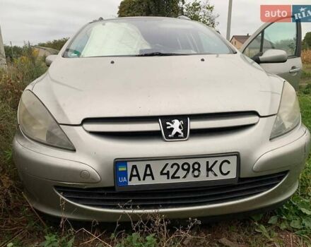 Сірий Пежо 307, об'ємом двигуна 1.6 л та пробігом 296 тис. км за 2600 $, фото 1 на Automoto.ua