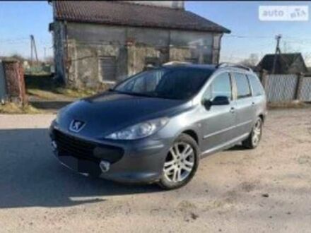 Сірий Пежо 307, об'ємом двигуна 1.6 л та пробігом 331 тис. км за 3400 $, фото 1 на Automoto.ua