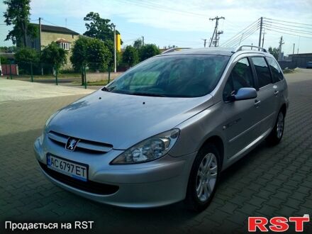 Сірий Пежо 307, об'ємом двигуна 1.6 л та пробігом 229 тис. км за 3700 $, фото 1 на Automoto.ua