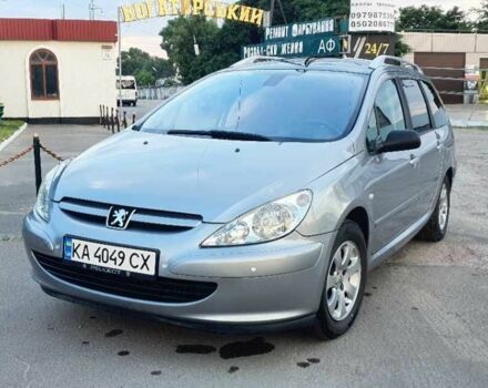 Сірий Пежо 307, об'ємом двигуна 1.6 л та пробігом 195 тис. км за 4800 $, фото 1 на Automoto.ua