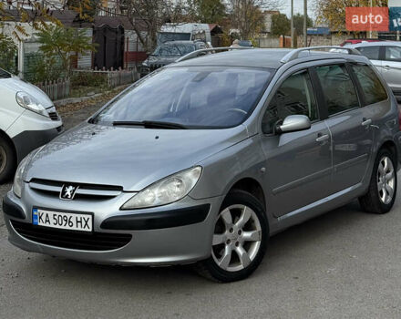Серый Пежо 307, объемом двигателя 1.59 л и пробегом 227 тыс. км за 3650 $, фото 1 на Automoto.ua