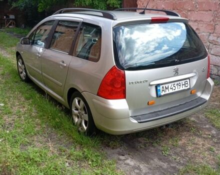 Серый Пежо 307, объемом двигателя 1.6 л и пробегом 360 тыс. км за 3021 $, фото 1 на Automoto.ua