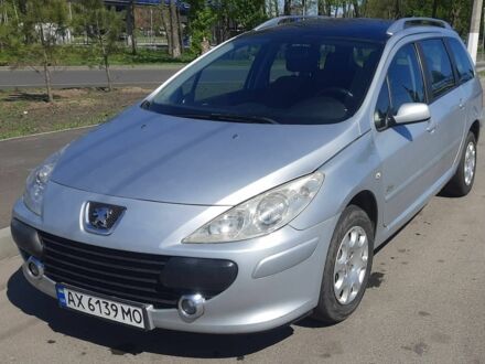 Сірий Пежо 307, об'ємом двигуна 1.6 л та пробігом 280 тис. км за 4500 $, фото 1 на Automoto.ua