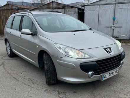 Серый Пежо 307, объемом двигателя 1.6 л и пробегом 290 тыс. км за 4500 $, фото 1 на Automoto.ua