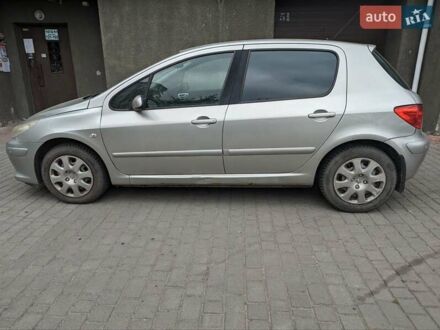 Сірий Пежо 307, об'ємом двигуна 1.6 л та пробігом 193 тис. км за 4400 $, фото 1 на Automoto.ua