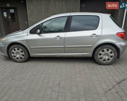 Сірий Пежо 307, об'ємом двигуна 1.6 л та пробігом 193 тис. км за 4400 $, фото 1 на Automoto.ua