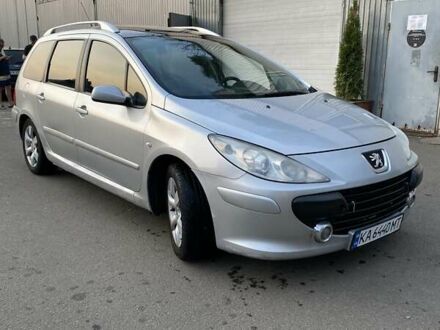 Серый Пежо 307, объемом двигателя 2 л и пробегом 150 тыс. км за 3900 $, фото 1 на Automoto.ua