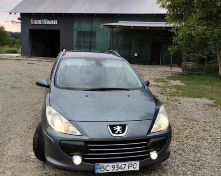 Серый Пежо 307, объемом двигателя 2 л и пробегом 250 тыс. км за 4700 $, фото 1 на Automoto.ua