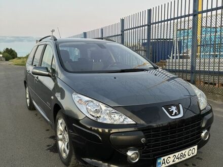 Сірий Пежо 307, об'ємом двигуна 1.6 л та пробігом 250 тис. км за 3500 $, фото 1 на Automoto.ua