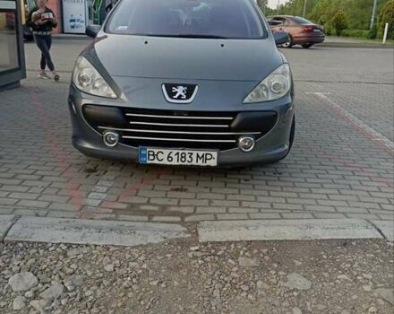 Серый Пежо 307, объемом двигателя 1.6 л и пробегом 273 тыс. км за 4600 $, фото 1 на Automoto.ua