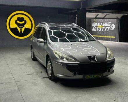 Серый Пежо 307, объемом двигателя 1.6 л и пробегом 282 тыс. км за 5400 $, фото 1 на Automoto.ua