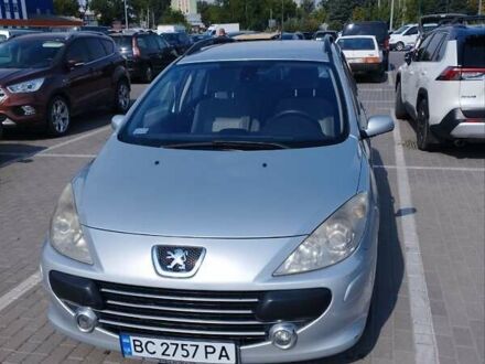 Сірий Пежо 307, об'ємом двигуна 1.56 л та пробігом 295 тис. км за 4500 $, фото 1 на Automoto.ua