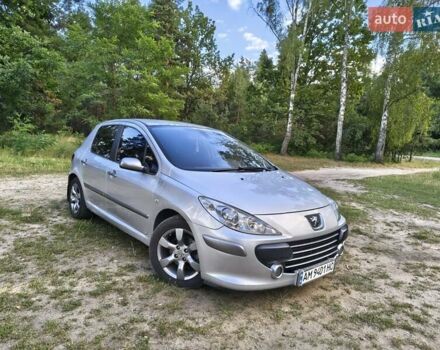 Серый Пежо 307, объемом двигателя 2 л и пробегом 185 тыс. км за 4400 $, фото 1 на Automoto.ua