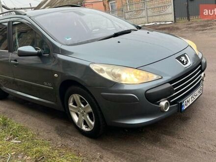 Пежо 307 2007 у Бердичеве на Automoto.ua Сірий Пежо 307, об'ємом двигуна 1.56 л та пробігом 265 тис. км за 5500 $, фото 1 на Automoto.ua