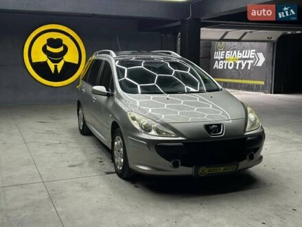Серый Пежо 307, объемом двигателя 1.6 л и пробегом 282 тыс. км за 5400 $, фото 1 на Automoto.ua