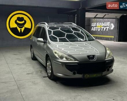 Серый Пежо 307, объемом двигателя 1.6 л и пробегом 282 тыс. км за 5400 $, фото 1 на Automoto.ua