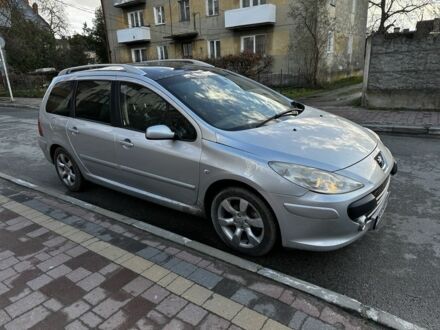 Сірий Пежо 307, об'ємом двигуна 0.16 л та пробігом 257 тис. км за 4650 $, фото 1 на Automoto.ua