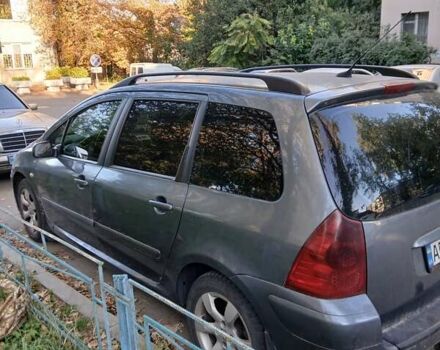 Серый Пежо 307, объемом двигателя 1.56 л и пробегом 350 тыс. км за 4000 $, фото 1 на Automoto.ua