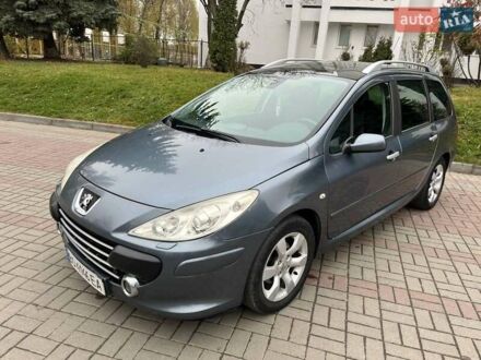 Сірий Пежо 307, об'ємом двигуна 1.6 л та пробігом 239 тис. км за 4750 $, фото 1 на Automoto.ua