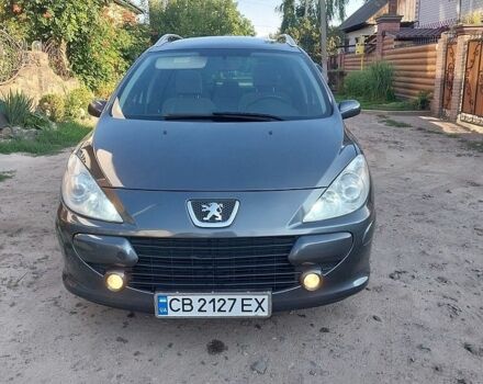 Серый Пежо 307, объемом двигателя 2 л и пробегом 280 тыс. км за 4800 $, фото 1 на Automoto.ua
