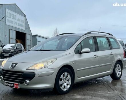 Серый Пежо 307, объемом двигателя 1.6 л и пробегом 208 тыс. км за 4190 $, фото 1 на Automoto.ua