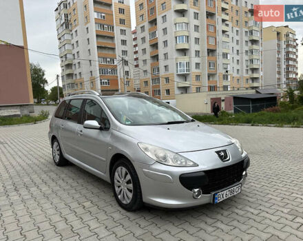 Серый Пежо 307, объемом двигателя 1.6 л и пробегом 186 тыс. км за 5000 $, фото 1 на Automoto.ua