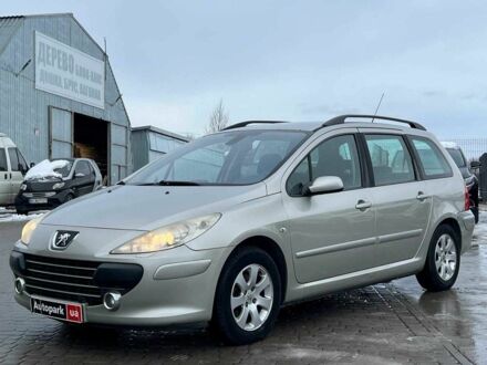 Серый Пежо 307, объемом двигателя 1.6 л и пробегом 208 тыс. км за 4190 $, фото 1 на Automoto.ua