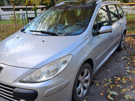 Серый Пежо 307, объемом двигателя 1.6 л и пробегом 320 тыс. км за 3999 $, фото 1 на Automoto.ua