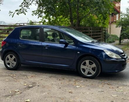 Синій Пежо 307, об'ємом двигуна 2 л та пробігом 296 тис. км за 3590 $, фото 3 на Automoto.ua