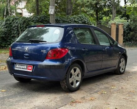 Синій Пежо 307, об'ємом двигуна 2 л та пробігом 296 тис. км за 3590 $, фото 4 на Automoto.ua