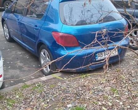 Синій Пежо 307, об'ємом двигуна 2 л та пробігом 428 тис. км за 1800 $, фото 5 на Automoto.ua