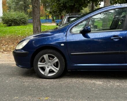 Синій Пежо 307, об'ємом двигуна 2 л та пробігом 296 тис. км за 3590 $, фото 9 на Automoto.ua