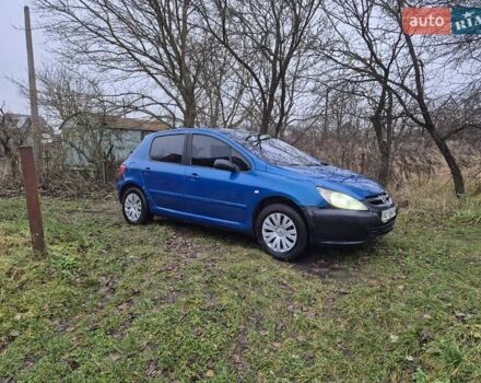 Синий Пежо 307, объемом двигателя 1.4 л и пробегом 286 тыс. км за 1950 $, фото 1 на Automoto.ua
