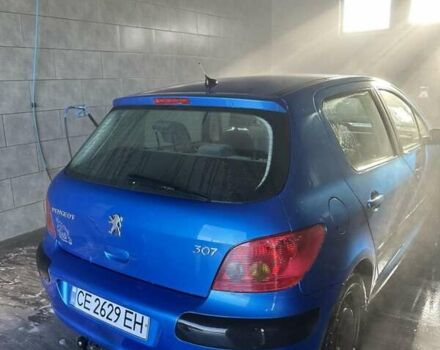 Синий Пежо 307, объемом двигателя 1.59 л и пробегом 255 тыс. км за 2950 $, фото 4 на Automoto.ua