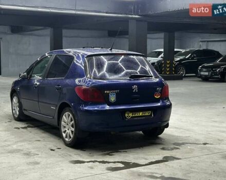 Синій Пежо 307, об'ємом двигуна 2 л та пробігом 260 тис. км за 3900 $, фото 3 на Automoto.ua