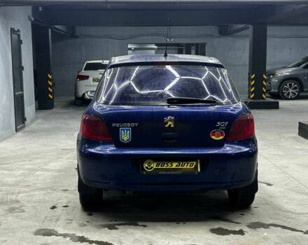 Синий Пежо 307, объемом двигателя 2 л и пробегом 260 тыс. км за 3900 $, фото 4 на Automoto.ua