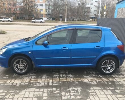 Синій Пежо 307, об'ємом двигуна 2 л та пробігом 258 тис. км за 3900 $, фото 3 на Automoto.ua