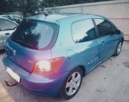 Синий Пежо 307, объемом двигателя 1 л и пробегом 300 тыс. км за 2200 $, фото 3 на Automoto.ua