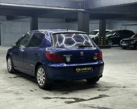 Синий Пежо 307, объемом двигателя 2 л и пробегом 260 тыс. км за 3900 $, фото 3 на Automoto.ua