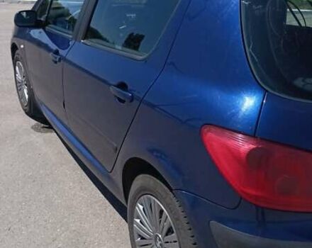 Синій Пежо 307, об'ємом двигуна 2 л та пробігом 430 тис. км за 3400 $, фото 10 на Automoto.ua
