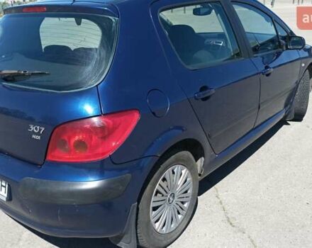 Синій Пежо 307, об'ємом двигуна 2 л та пробігом 430 тис. км за 3400 $, фото 7 на Automoto.ua