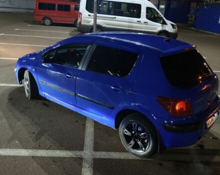 Синий Пежо 307, объемом двигателя 1.4 л и пробегом 777 тыс. км за 2499 $, фото 2 на Automoto.ua